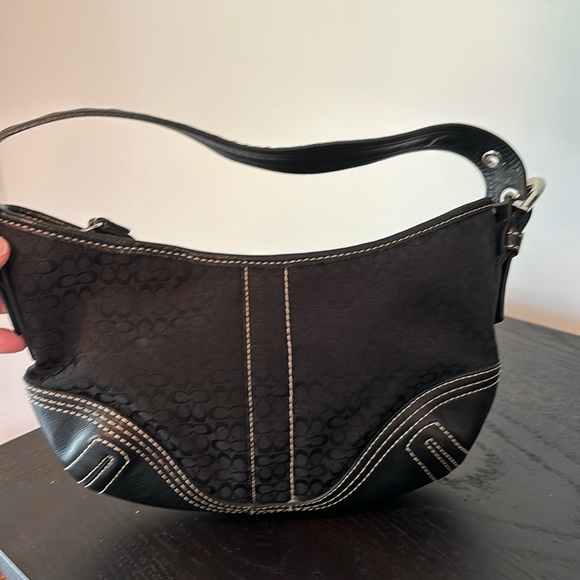 Coach black signature mini bag - Picture 1 of 7